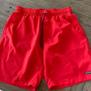 Mens Columbia shorts or bathing suit.